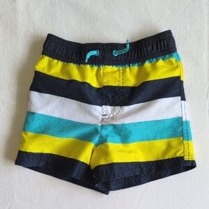 george striped swim trunks 12-18 months baby toddler boys